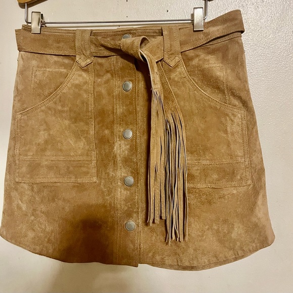 Blank Suede Skirt - Picture 15 of 15